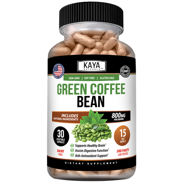 Green Coffee Bean Capsules – Metabolism & Energy Support – Daily Wellness Supplement – Plant-Based Formula