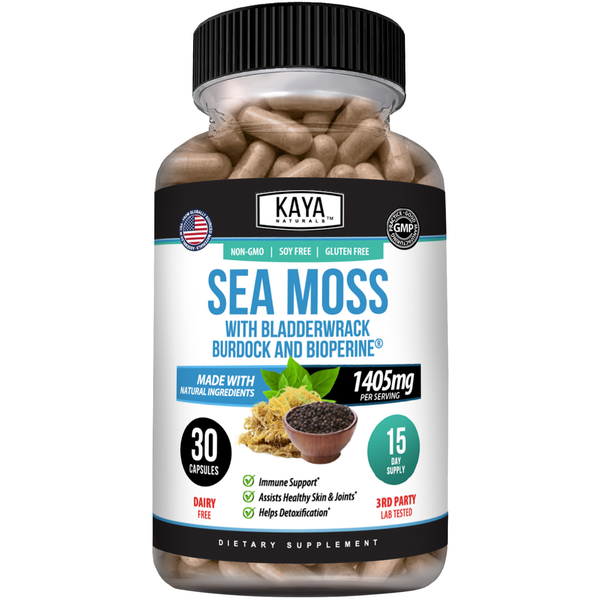 Sea Moss – Mineral-Rich Daily Wellness Supplement – Immune & Vitality Support – Plant-Based Formula