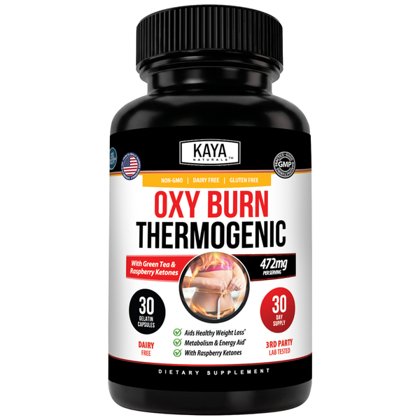 Kaya Naturals Oxy Burn – Metabolism & Energy Support Supplement – Daily Thermogenic Formula for Women & Men