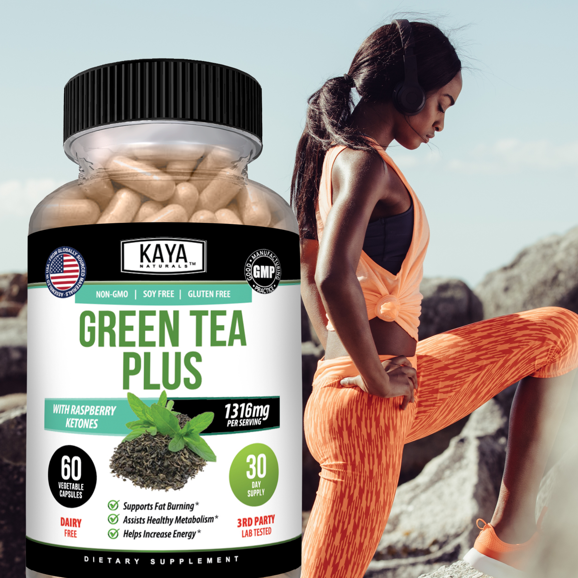Green Tea Plus – Energy, Metabolism & Antioxidant Support