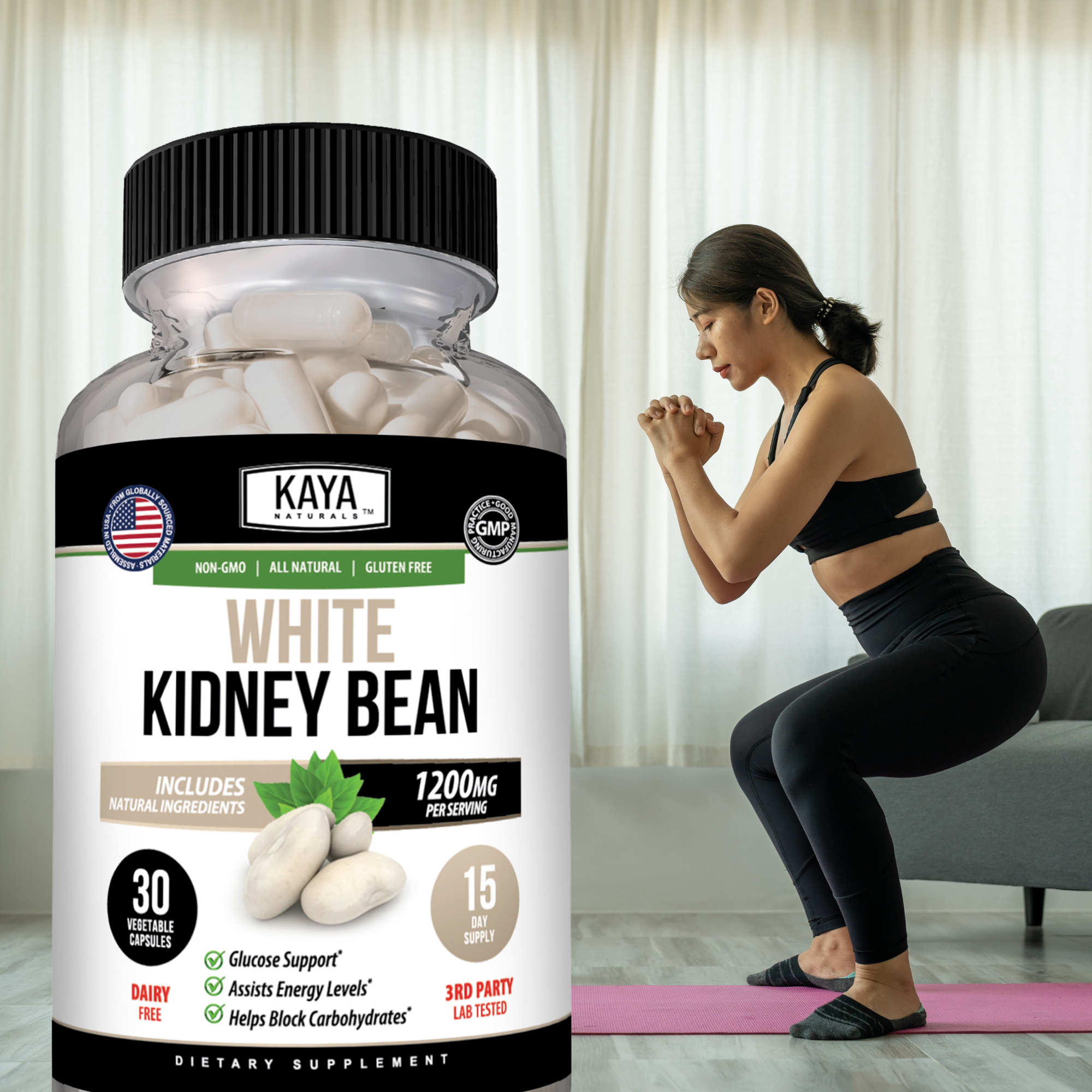 White Kidney Bean Extract – Carbohydrate & Wellness Support