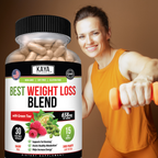 Kaya Naturals Best Weight Loss Blend Daily Energy & Metabolism Support Formula with Green Tea, Green Coffee Bean & Garcinia Cambogia