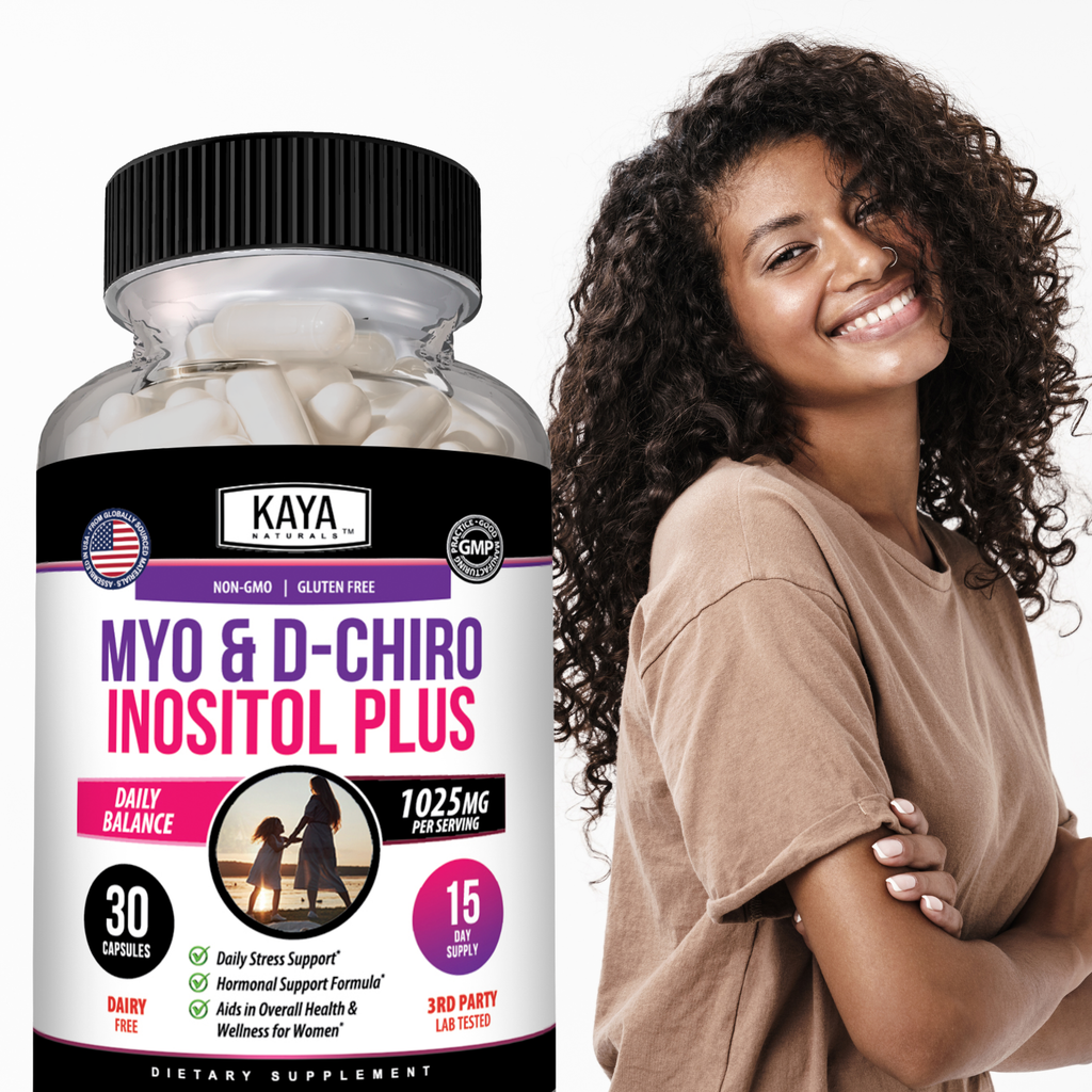 Myo & D-Chiro Inositol Plus – Women’s Hormonal Balance Support – Ovarian Health & Daily Wellness – Vitamin B8 Complex