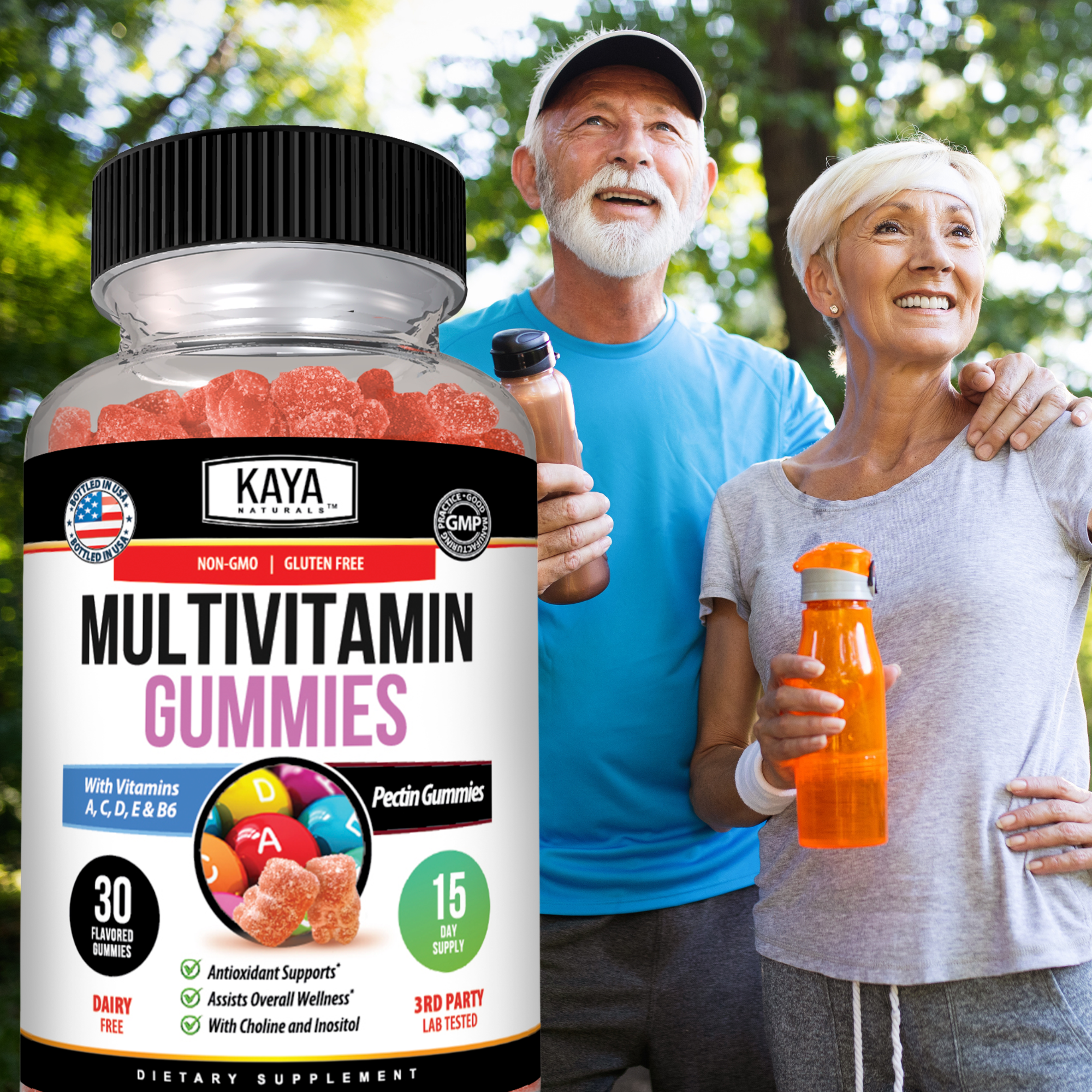 Kaya Naturals Multivitamin Gummies Daily Wellness Support