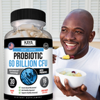 Probiotic 60 Billion CFU – Daily Gut Health & Digestive Support Supplement for Women & Men – Prebiotics + Probiotics (Copy)