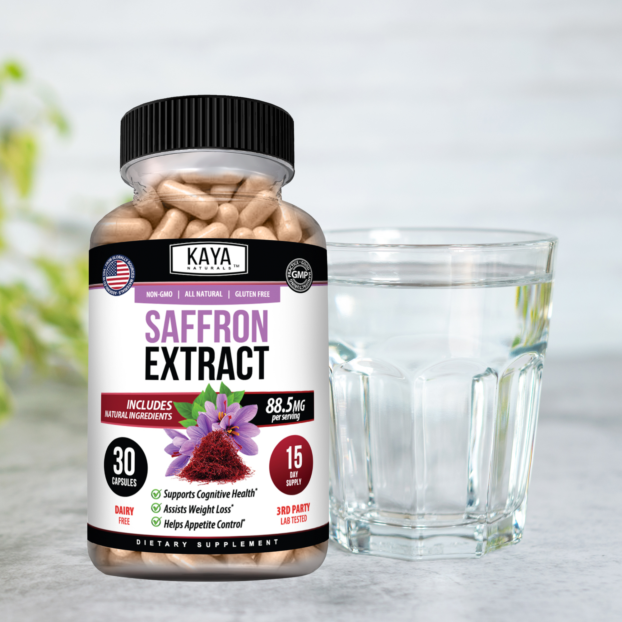 Saffron Extract Capsules - Bright Mood & Daily Balance