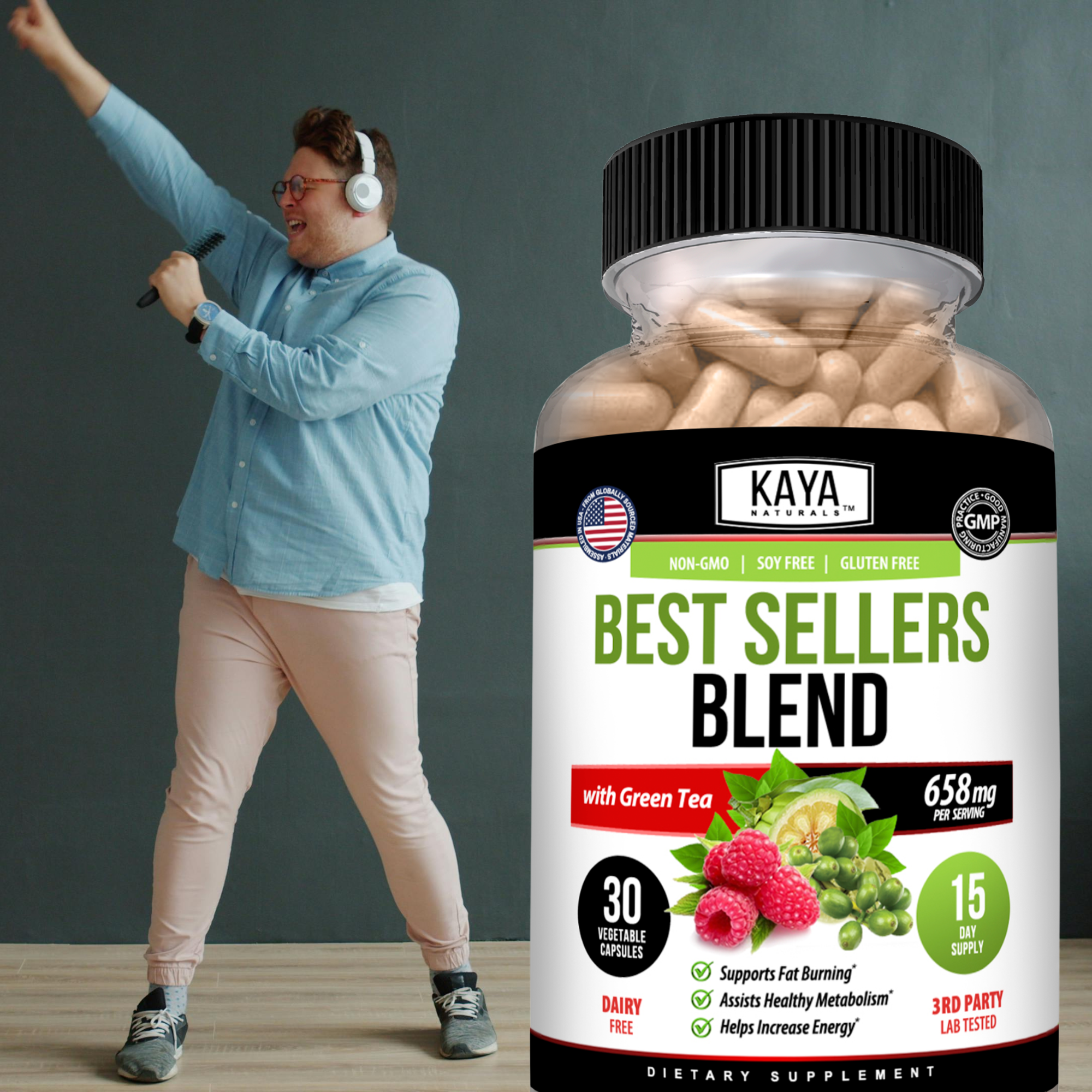 Kaya Naturals Best Sellers Blend - Energy, Metabolism & Active Lifestyle Support