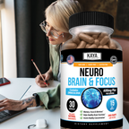 Neuro Brain & Focus – Memory, Focus & Mental Clarity Support – Daily Cognitive Wellness Formula – Energy & Concentration Support