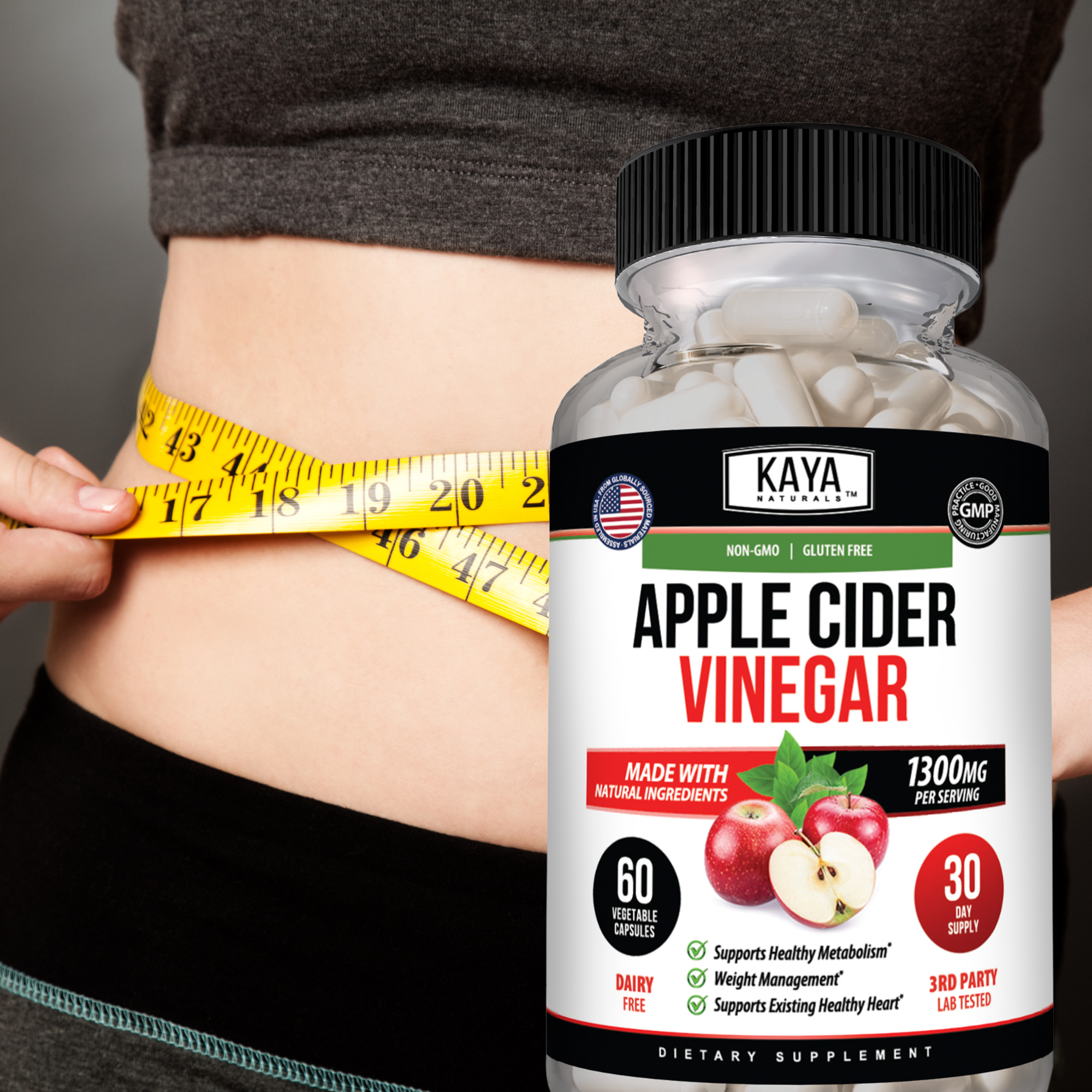Kaya Naturals Apple Cider Vinegar Daily Lifestyle Support