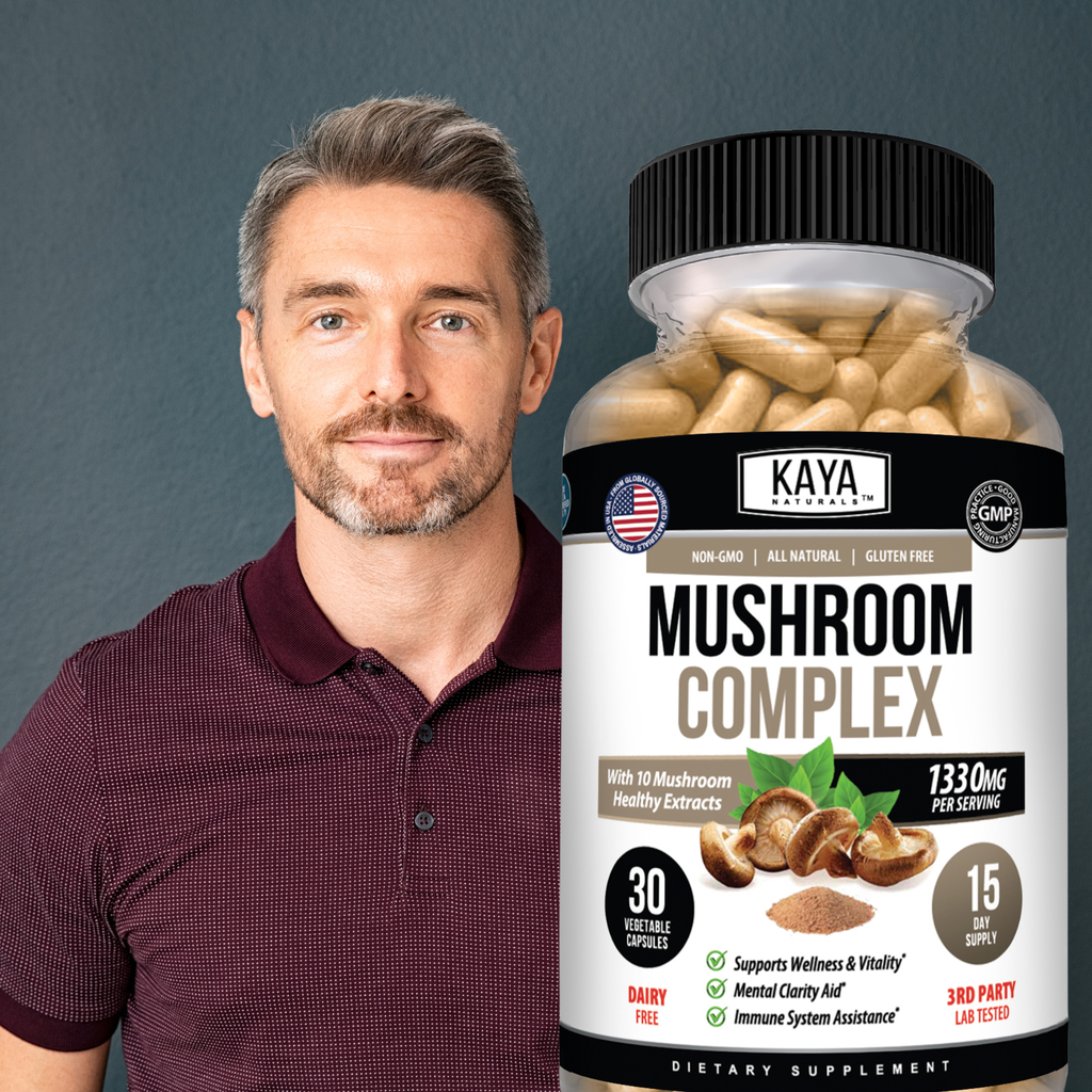 Mushroom Complex – Immune & Cognitive Support – Energy, Focus & Daily Wellness Blend – Multi Mushroom Formula