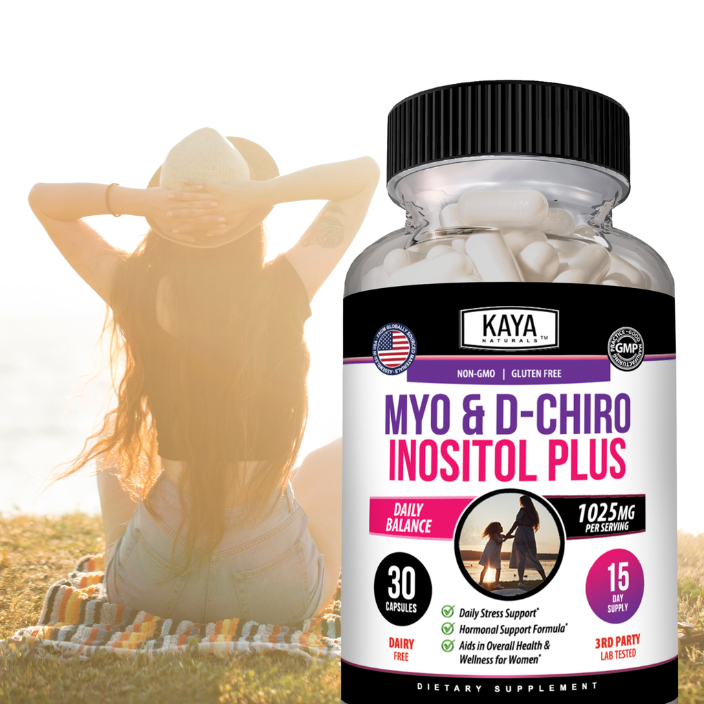 Myo & D-Chiro Inositol Plus – Women’s Hormonal Balance Support – Ovarian Health & Daily Wellness – Vitamin B8 Complex