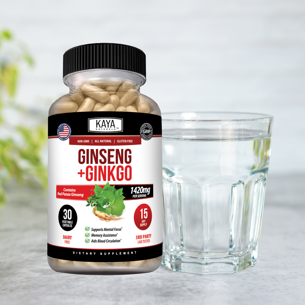 Ginseng + Ginkgo – Memory, Focus & Cognitive Support