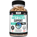 Kaya Naturals Daily Stress Support - Calm, Relaxation & Mood Balance Supplement Capsules