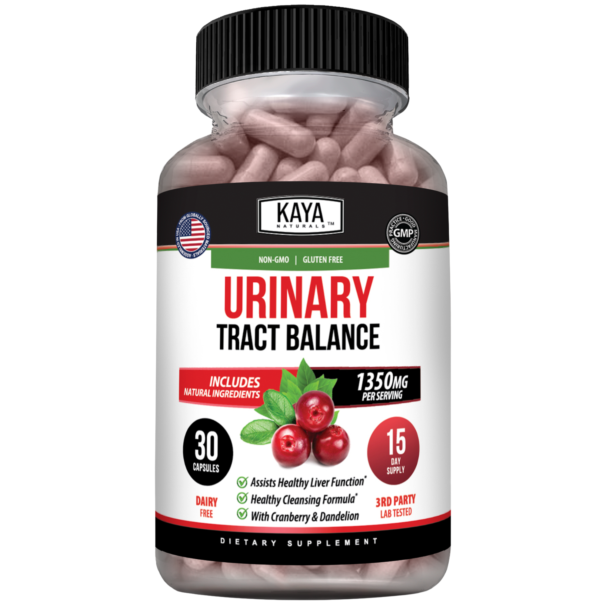 Urinary Tract Balance – Cranberry & D-Mannose Support – Urinary Health & Daily Wellness – Women & Men