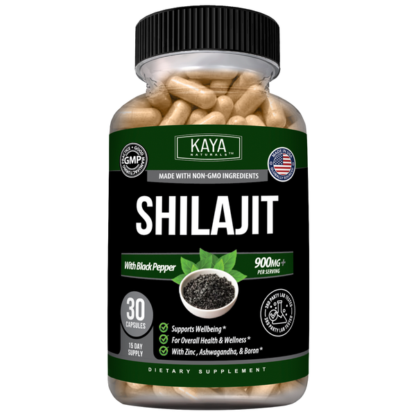 Shilajit – Energy, Strength & Vitality Support – Daily Performance & Endurance Formula – Mineral-Rich Wellness Support