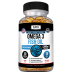Omega-3 Fish Oil Softgels – EPA & DHA Daily Support – Heart, Brain & Joint Wellness – Easy-to-Swallow Softgels