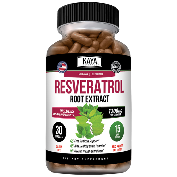 Resveratrol – Antioxidant Support Supplement – Cellular Health & Daily Wellness – Plant-Based Formula