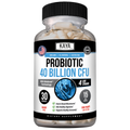 Probiotic 40 Billion CFU – Daily Gut Health & Digestive Support Supplement for Women & Men – Prebiotics + Probiotics