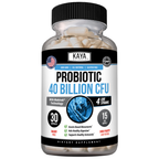 Probiotic 40 Billion CFU – Daily Gut Health & Digestive Support Supplement for Women & Men – Prebiotics + Probiotics