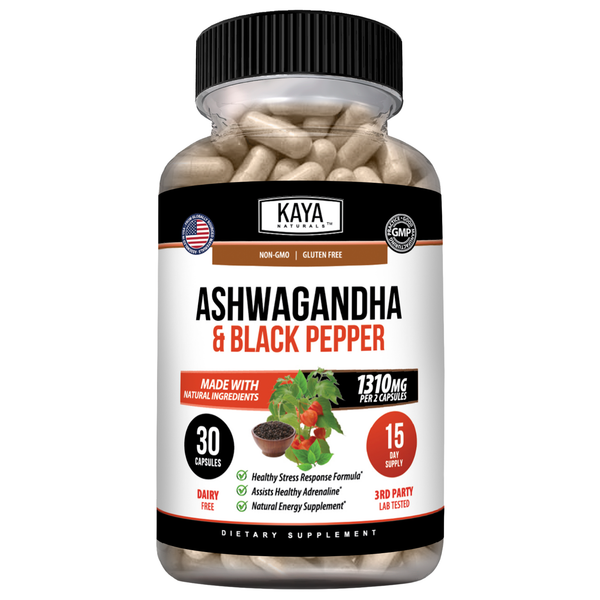 Ashwagandha with Black Pepper – Stress, Mood & Daily Wellness Support