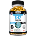 Vitamin B-12 Supplement – Energy, Metabolism & Nervous System Support – Daily B12 for Men & Women