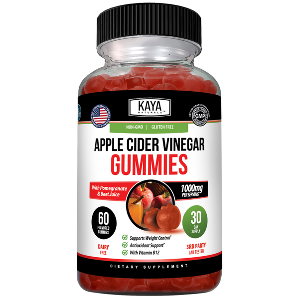 Kaya Naturals Apple Cider Vinegar Gummies Support Healthy Lifestyle Goals