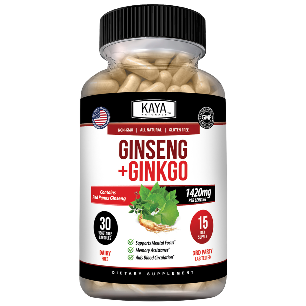 Ginseng + Ginkgo – Memory, Focus & Cognitive Support