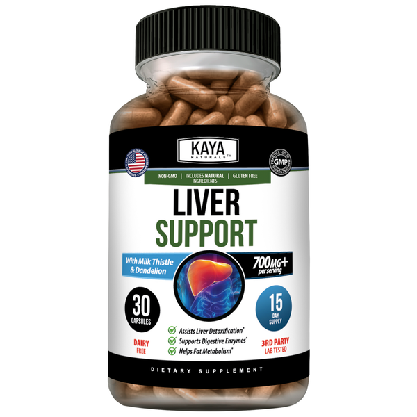 Liver Support – Daily Detox & Cleanse Formula – Liver Health & Digestive Support – Antioxidant Wellness Blend
