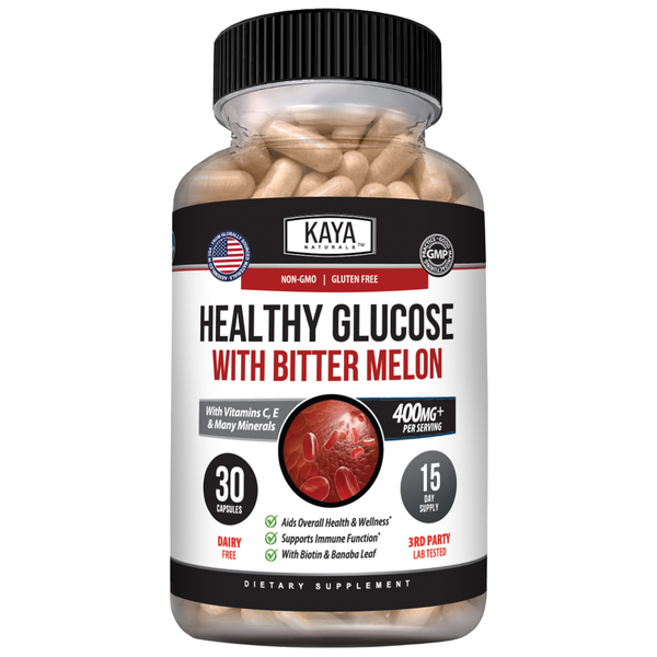 Healthy Glucose – Blood Sugar Support Supplement – Metabolic Health & Daily Balance – 20 Herbal Blend