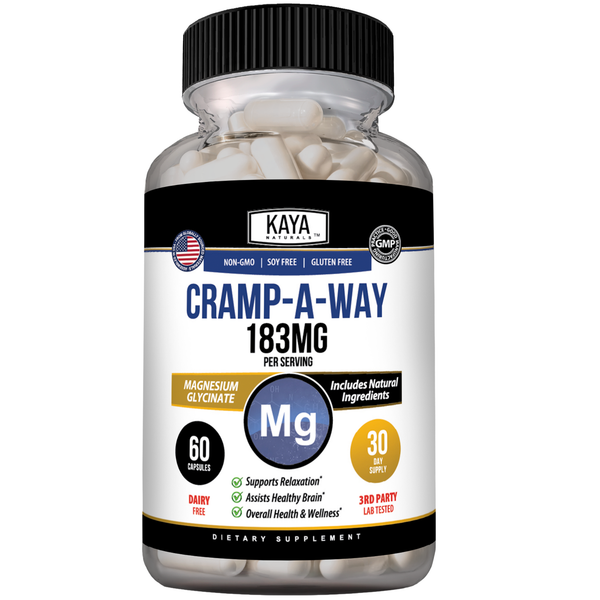 Cramp-A-Way Magnesium Glycinate – Relaxation & Monthly Comfort Support