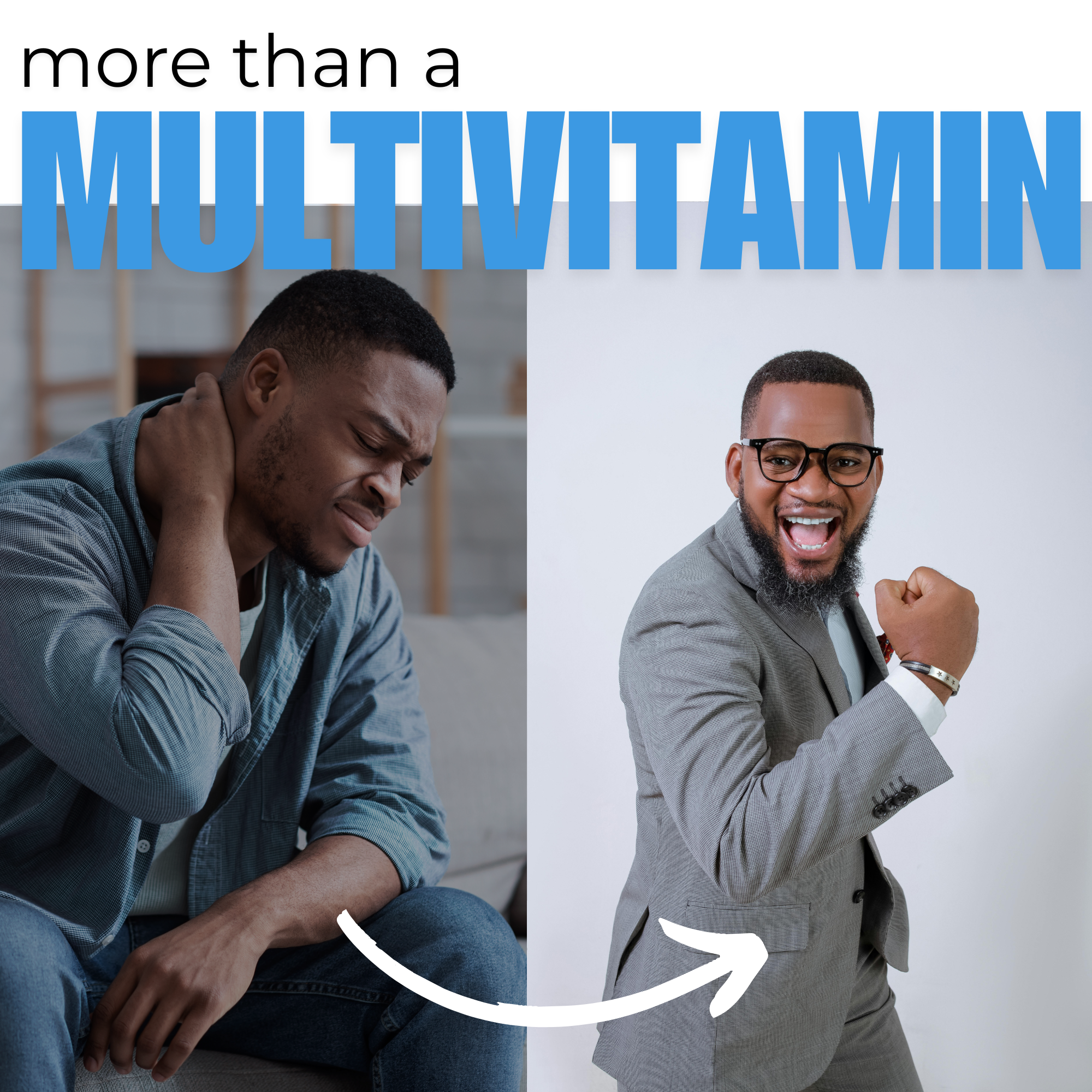Men’s Multivitamin – Daily Complete Vitamin & Mineral Support for Energy, Immunity & Wellness