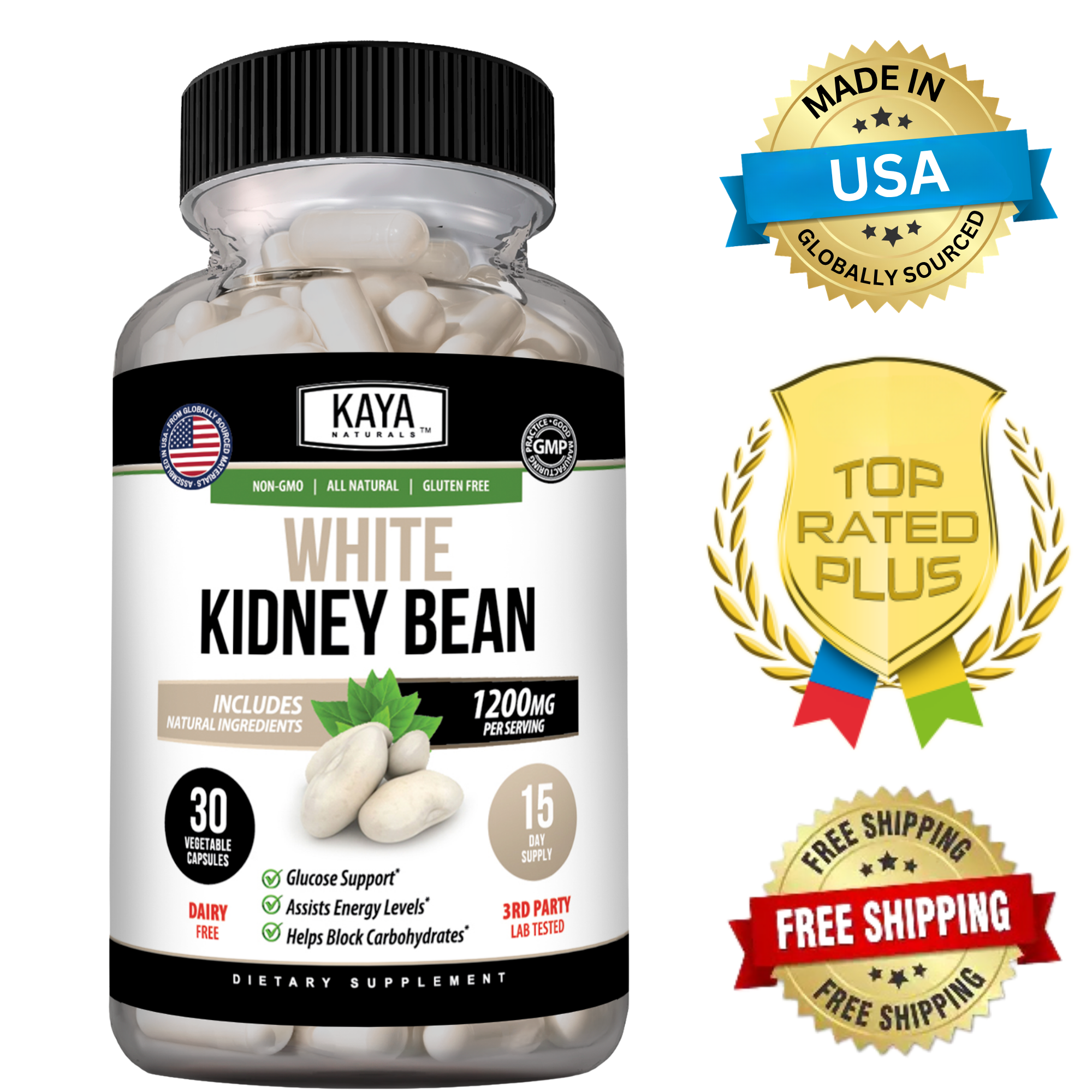 White Kidney Bean Extract – Carbohydrate & Wellness Support