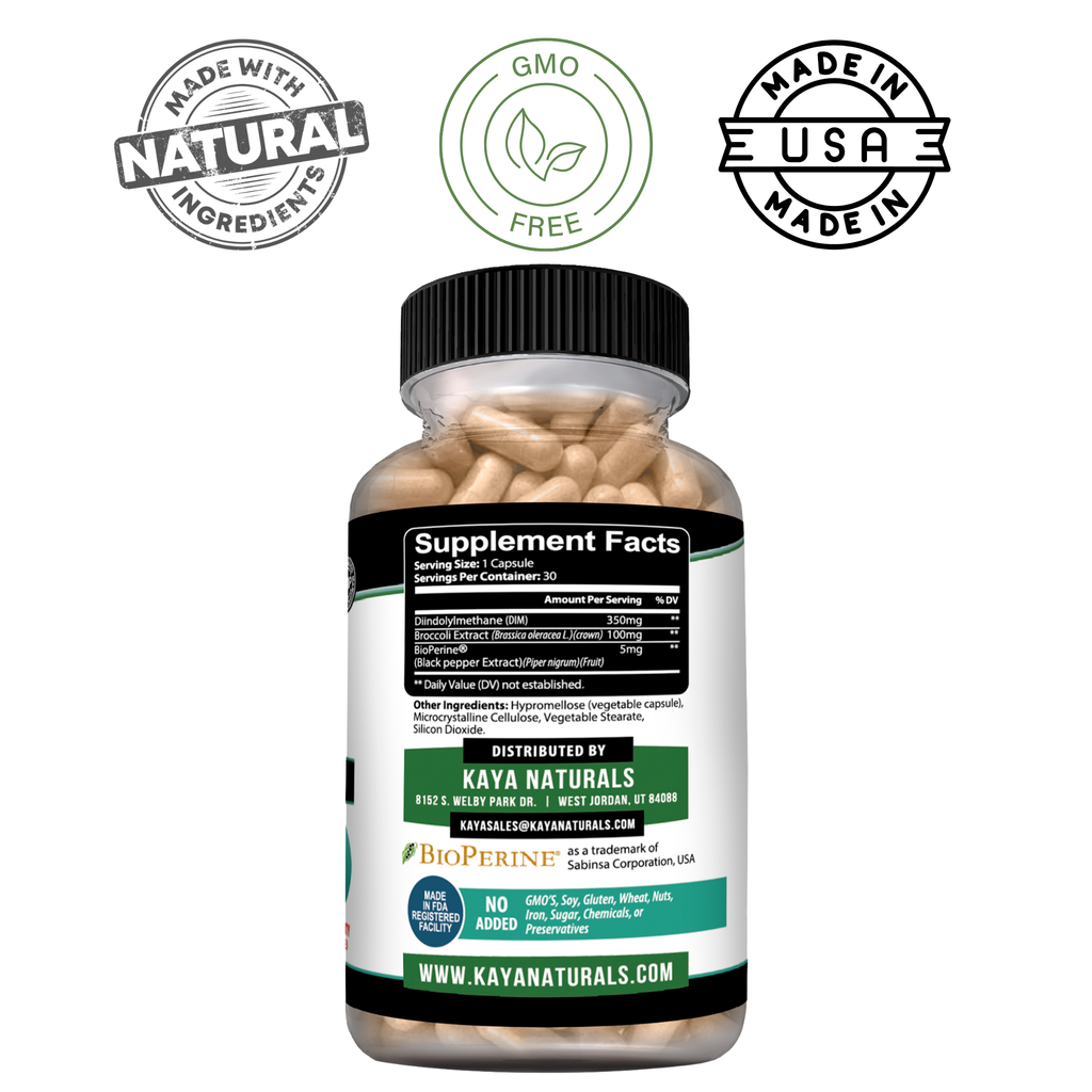 DIM Supplement – Hormonal Balance Support for Women & Men – Daily Wellness Formula