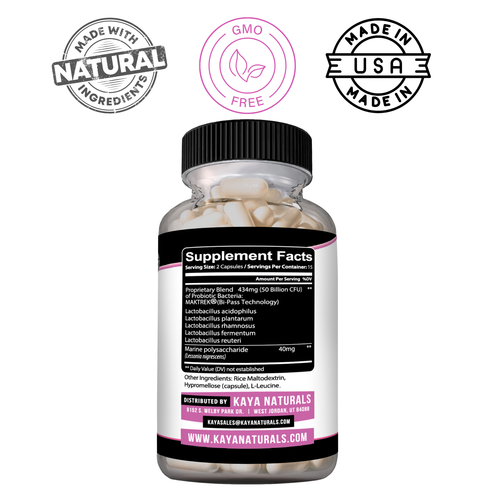 Women’s Probiotic 50 Billion CFU – Daily Gut & Feminine Balance Support – Prebiotics + Probiotics for Digestive Health