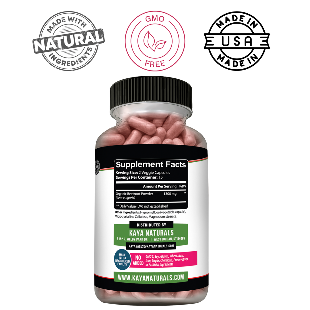 Beet Root Powder – Circulation & Energy Support – Nitric Oxide Booster – Daily Wellness Supplement