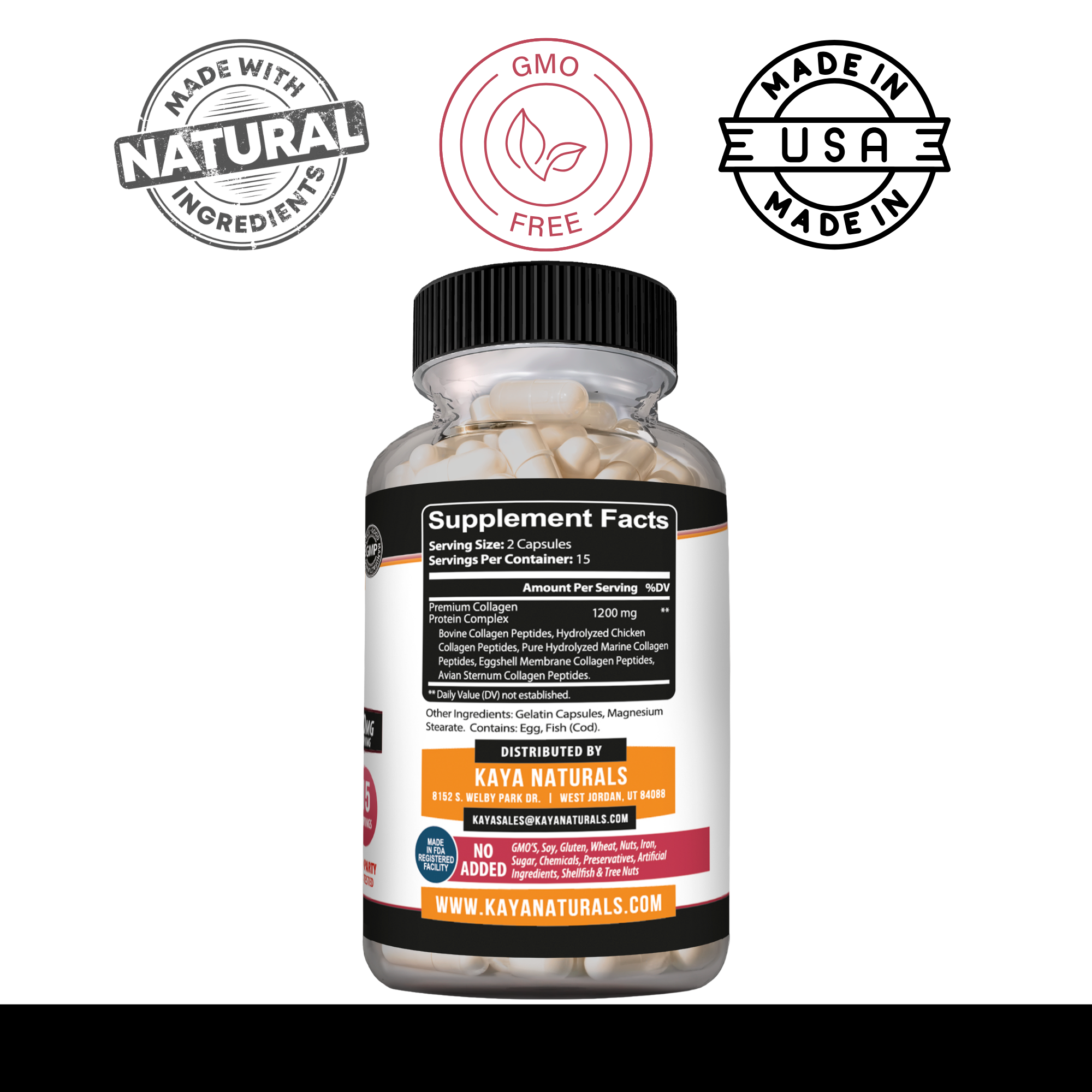 Collagen Peptides – Skin, Hair, Nail & Joint Support – Hydrolyzed Collagen Powder – Daily Beauty & Wellness Formula – Unflavored