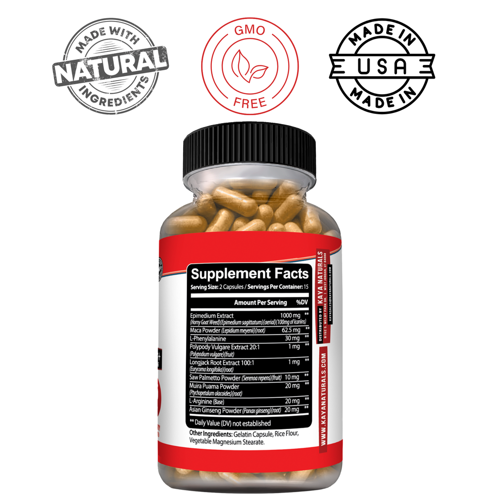 Horny Goat Weed – Men’s Vitality & Energy Support Supplement – Daily Wellness Formula