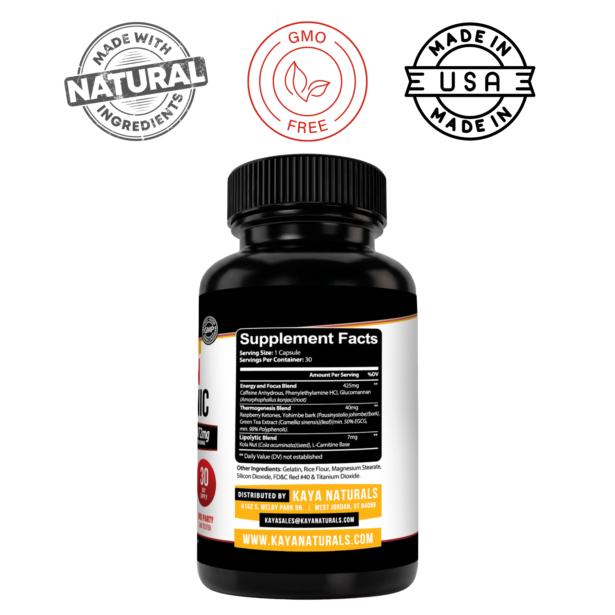 Kaya Naturals Oxy Burn – Metabolism & Energy Support Supplement – Daily Thermogenic Formula for Women & Men