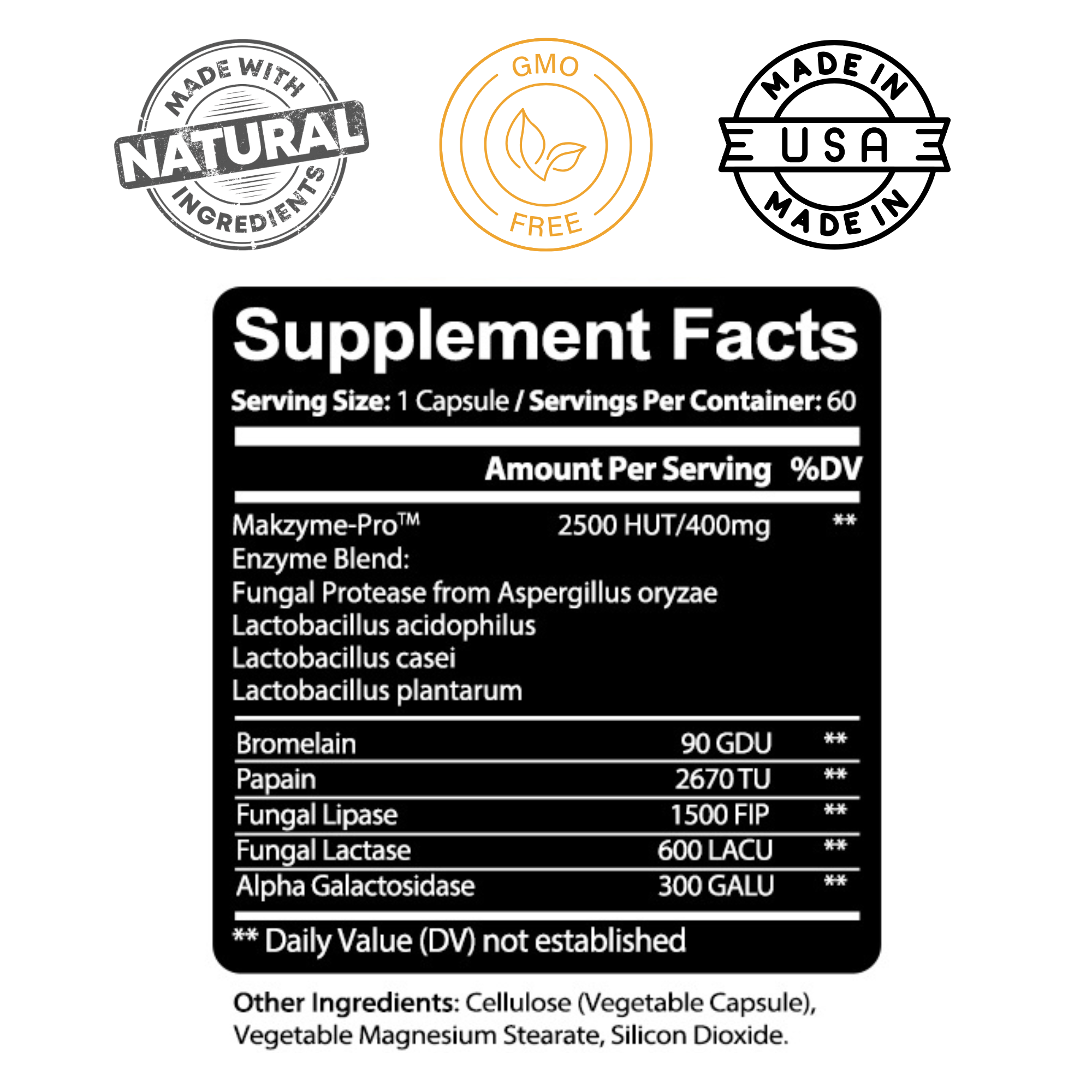 Digestive Enzymes – Digestive Support Supplement with Probiotics & Enzyme Blend – Gut Health & Daily Wellnes