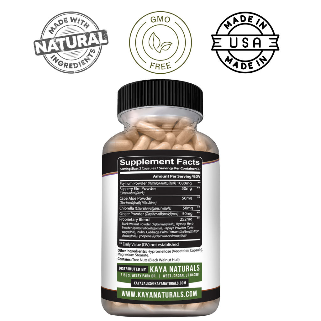 Psyllium Husk – Daily Fiber & Digestive Support – Gut Health & Regularity Formula – Bloating & Cleanse Support