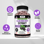 Elderberry Extract – Immune Support Supplement – Antioxidant-Rich Daily Wellness Formula