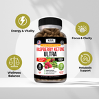 Raspberry Ketone Ultra – Metabolism & Weight Management Support – Energy & Appetite Control Formula – Daily Fat Burning Support