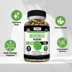 Moringa – Plant-Based Superfood Supplement – Energy & Daily Wellness Support – Nutrient-Rich Formula