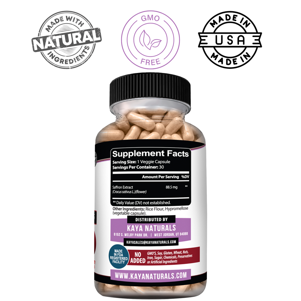 Saffron Extract Capsules - Bright Mood & Daily Balance