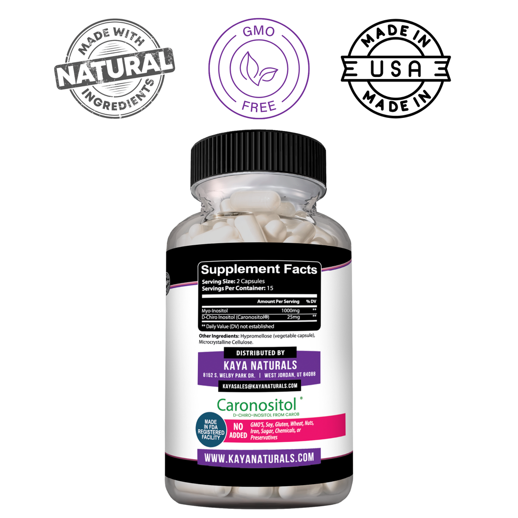 Myo & D-Chiro Inositol Plus – Women’s Hormonal Balance Support – Ovarian Health & Daily Wellness – Vitamin B8 Complex