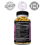 Menopause Support for Women – Black Cohosh, Red Clover, Probiotic & Prebiotic Blends for Hormonal Balance, Mood and Daily Wellness