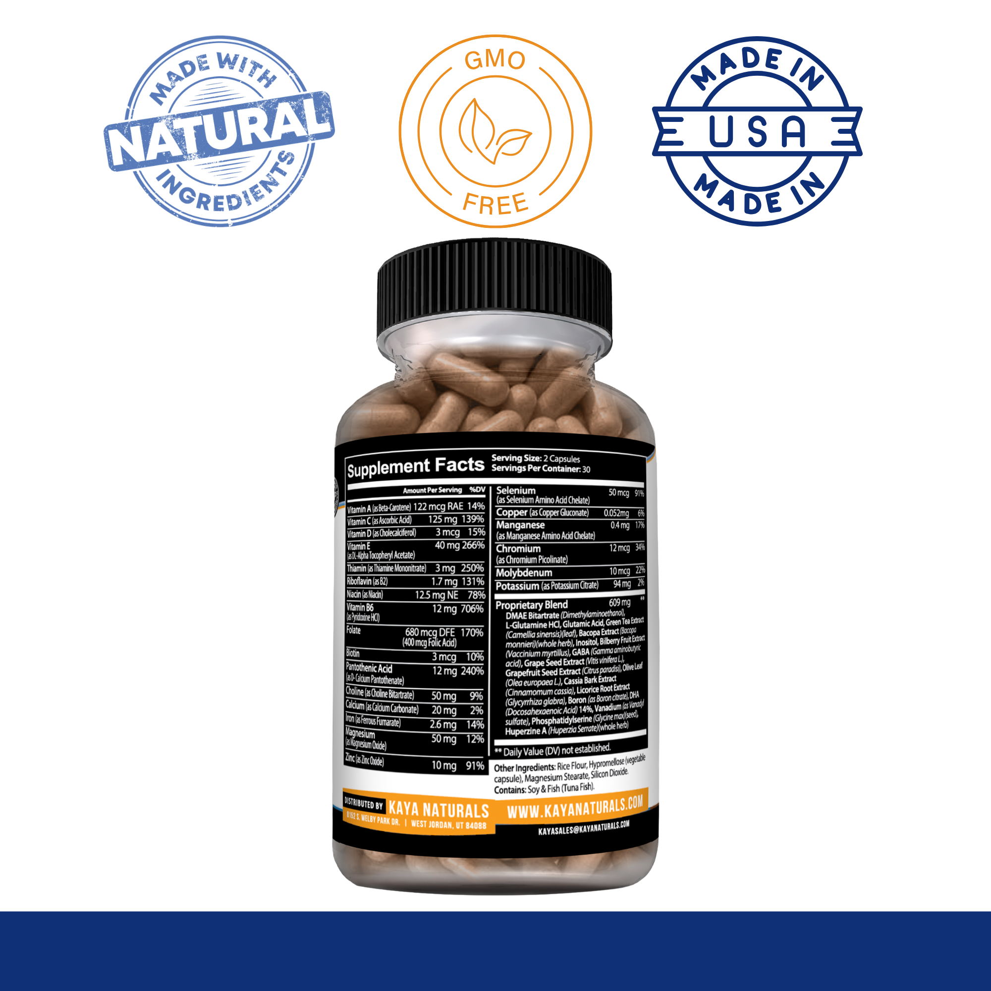 Nootropic Brain Booster – Focus, Memory & Cognitive Support