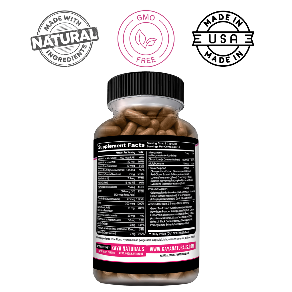Women’s Multivitamin – Daily Wellness, Energy & Immune Support
