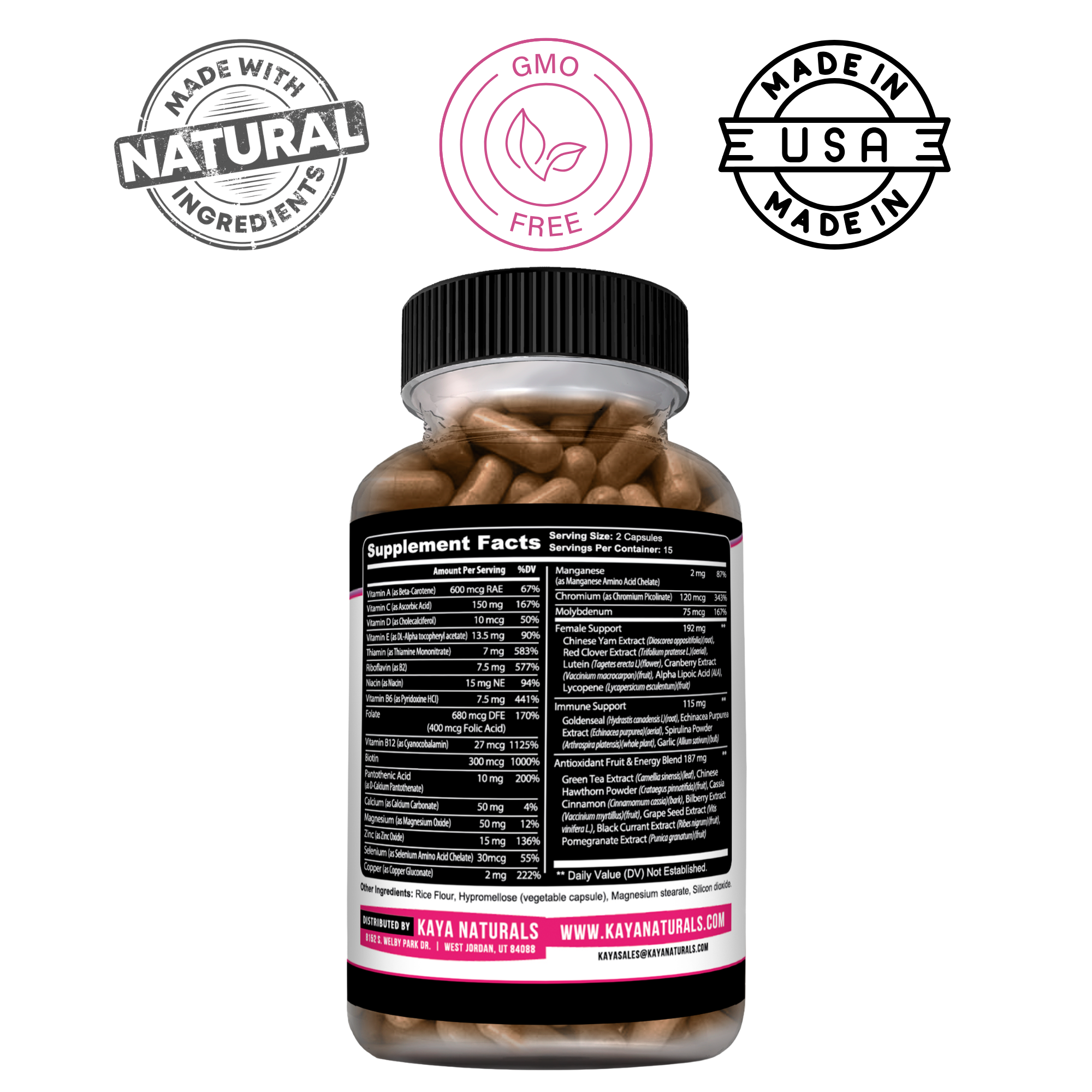 Women’s Multivitamin – Daily Wellness, Energy & Immune Support