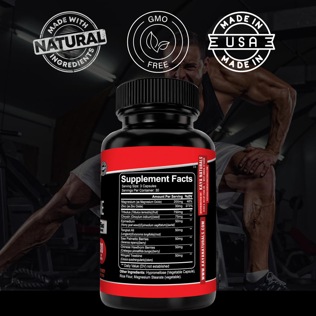 Ultra Testosterone Support for Men – Energy, Strength & Vitality Formula – Daily Performance & Endurance Support